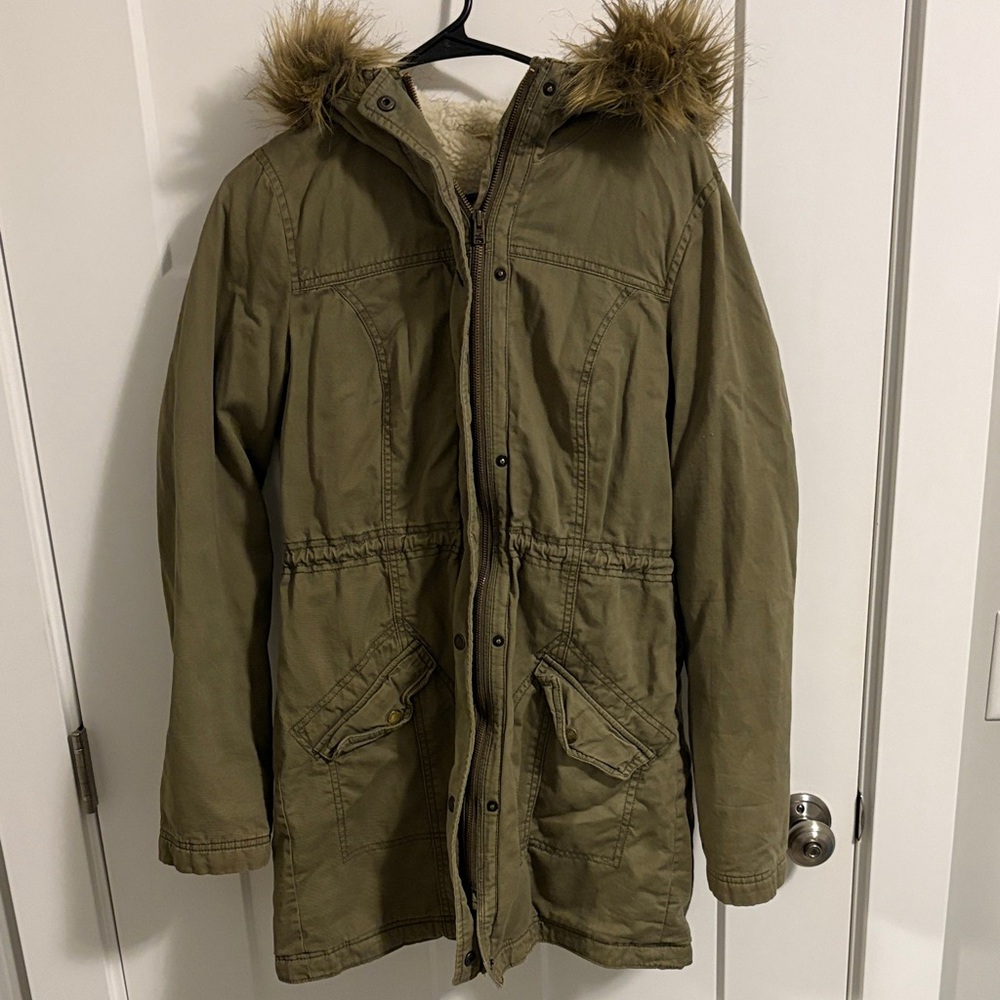 Hollister Cream Sherpa Jacket